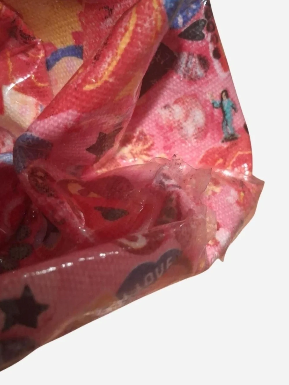 Fiorucci Pink Floral Heart Print Tote